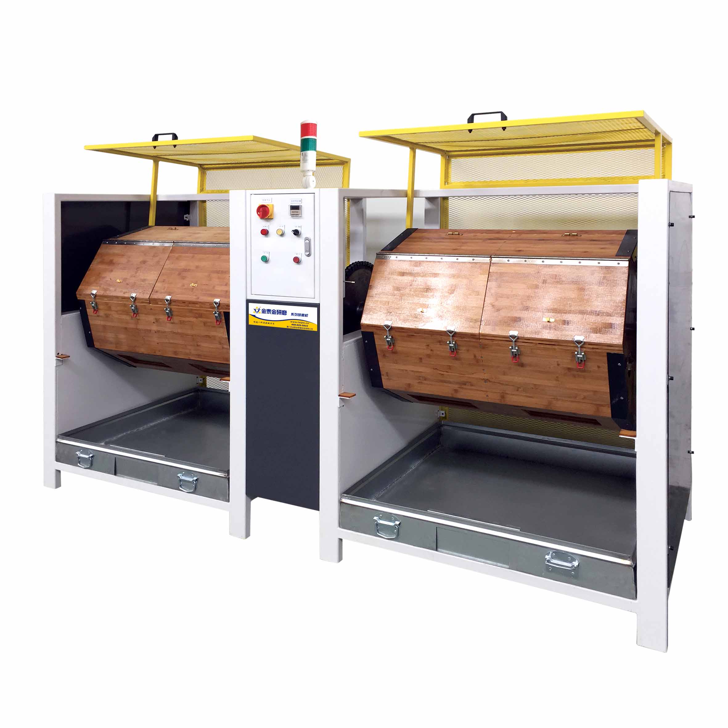 600L 20Cft Wood Barrel Dry Polishing Machine